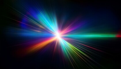 prism light overlay flare background