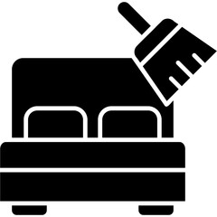 Bed Cleaning Icon