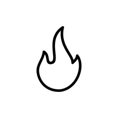 Fire icon vector illustration. fire sign and symbol