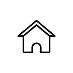 Home icon vector illustration. House sign and symbol