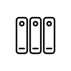 Library icon vector illustration. education sign and symbol