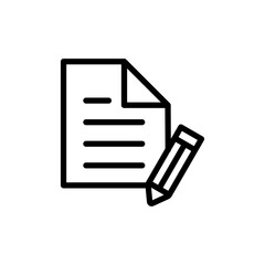 Note icon vector illustration. notepad sign and symbol