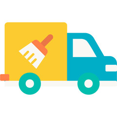 Moving Cleaning Illustration