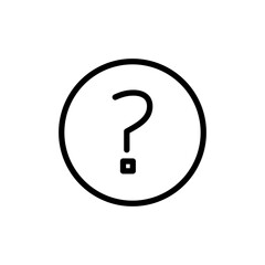Question icon vector illustration. question mark sign and symbol
