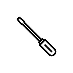 Screwdriver icon vector illustration. tools sign and symbol