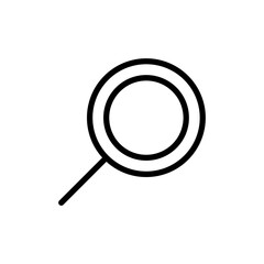 Search icon vector illustration. search magnifying glass sign and symbol