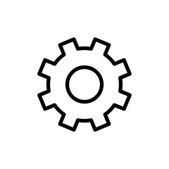 setting Icon vector illustration. Cog settings sign and symbol. Gear Sign