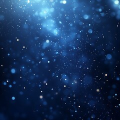 Obraz premium Cosmic Blue Particles