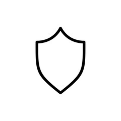 Fototapeta premium Shield icon vector illustration. Protection icon. Security sign and symbol