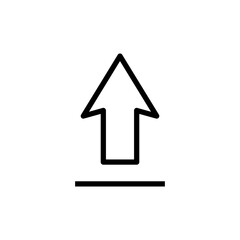 Upload icon vector illustration. load data sign and symbol