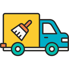 Moving Cleaning Sticker