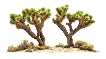 pine tree isolated on white background