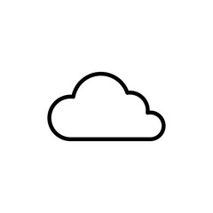 Cloud icon logo design. cloud sign and symbol