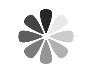 Loading bar status icon. Vector illustration. Vector loaded icons. Download progress. Donload or Upload.