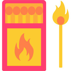 Flamable Solid Illustration