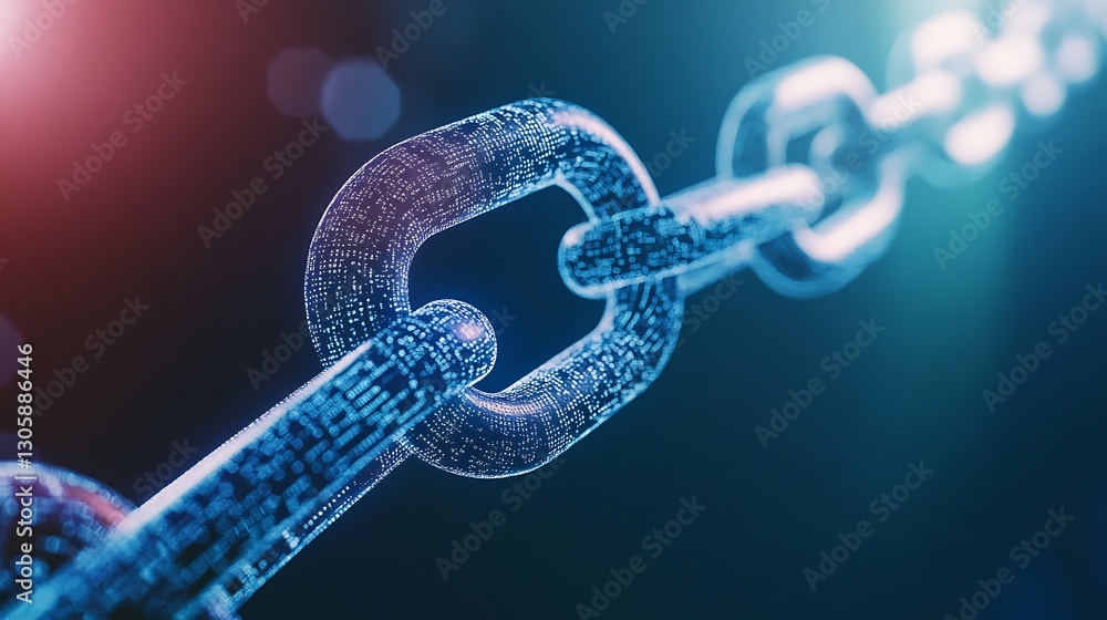 Poster image of a futuristic digital asset investment enhanced by ai technology.