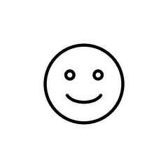Smile icon logo design. smile emoticon icon. feedback sign and symbol