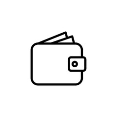 Wallet icon logo design. wallet sign and symbol