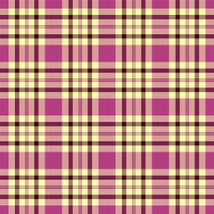 Fototapeta premium Versatile vector plaid fabric pattern, ideal for fashion designe