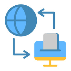 Remote Data Access Icon
