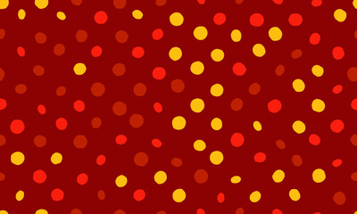 Round spotted pattern with geometric repetition. Ideal for fabric prints, poster backgrounds, and abstract wallpaper designs with trendy circles.