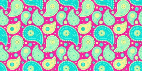 Western cover a costume decorative. Motif twisted a textile style. Artwork paisley in surreal dress.