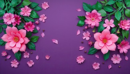 Floral arrangement studio digital art vibrant colors close-up beauty