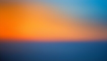 orange and blue gradient background with a smooth transition of shades the soft light tones evoke feelings of calmness and depth creating a serene and balanced visual