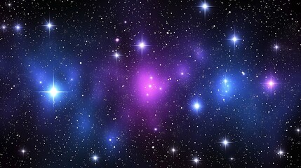 Fototapeta premium Celestial Nebula Cosmic Starfield Night Sky Galaxy