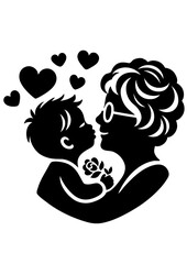 Grandma SVG, Grandmother Svg Bundle, Grandparents Day, Grandson Svg Bundle, Grandkids Svg, Grandmom Svg Clipart Vector, Grandmother Clipart, Grandparents Vector, Grandma Vector, Grandma Silhouette, Gr