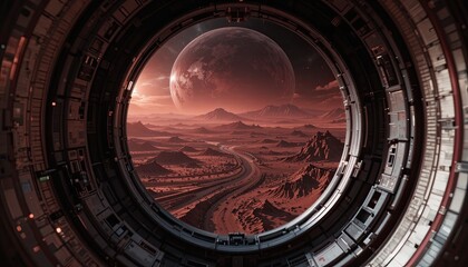 Journey through futuristic extraterrestrial worlds