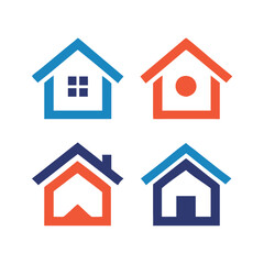 Home button icons set. Home page icon. Simple house symbols. Building icon. Vector illustration.
House icons set. Isolated outline house pictogram. Transparent estate symbol. Home sign in black. Real 