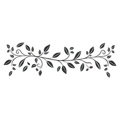 Leaf Border Clipart illustration decorative graphics vector
