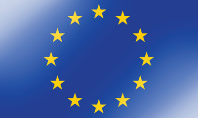 Flag happy europe day blue color star yellow golden orange 9 nineth may month 2025 travel enjoy holiday journey vacation fun celebration activity happy europe day freedom friendship community beauty