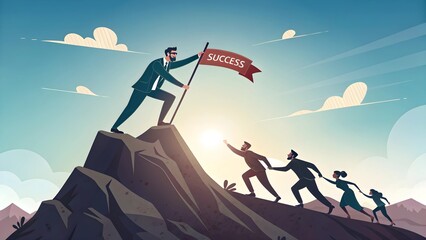 Innovative Business Solutions with Diverse Team Collaborating in Modern Office