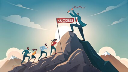 Innovative Business Solutions with Diverse Team Collaborating in Modern Office