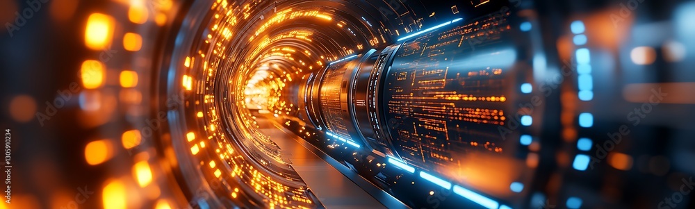 Poster futuristic digital gold vault image symbolizing ultra-secure storage solutions for modern finance an