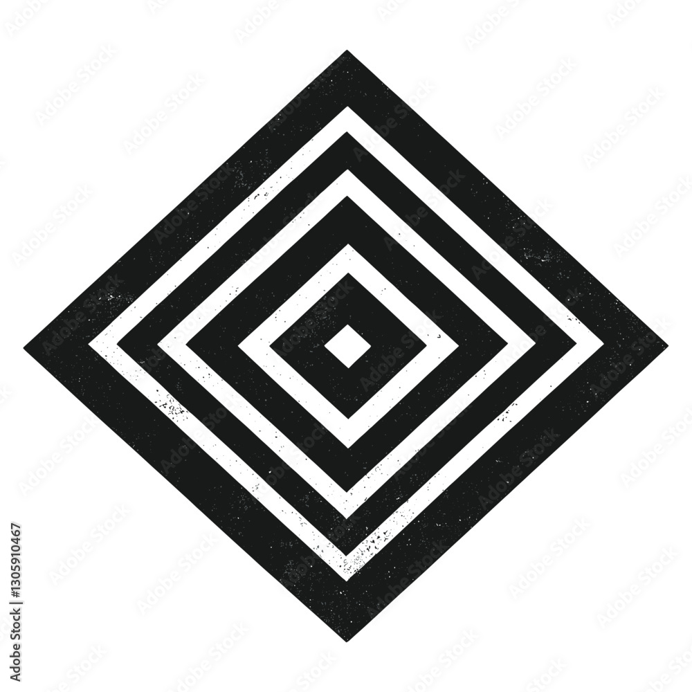Poster brutalism square shapes vector geometric abstract design vector