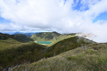 Naklejka premium Mt. Nikko-Shirane, Gunma, Tochigi, Japan