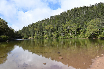 Obraz premium Mt. Nikko-Shirane, Gunma, Tochigi, Japan