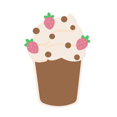 chocolate ice cream and coffee