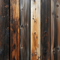 Fototapeta premium Natural Textures: Wooden Planks in Earthy Tones for Rustic Interior Design and Woodworking Projects