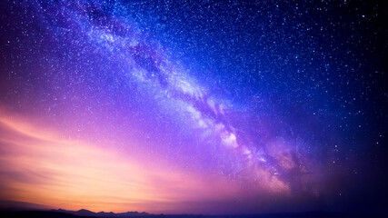 Starry Twilight Landscape