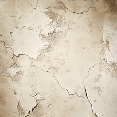 Obraz premium Aged and Rustic Wall Texture with Cracks and Decay in Soft Lighting, Evoking Nostalgic Feelings of Time and History.