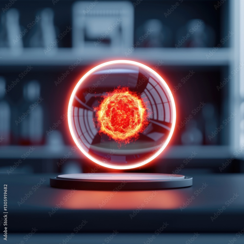 Poster abstract visualization of superconductivity theory in a high-tech environment