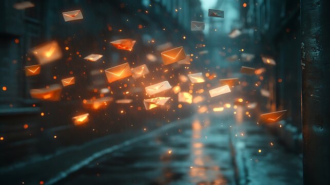 Overlapping notifications dissolving into soft light representing preventing mental overload digital stimuli