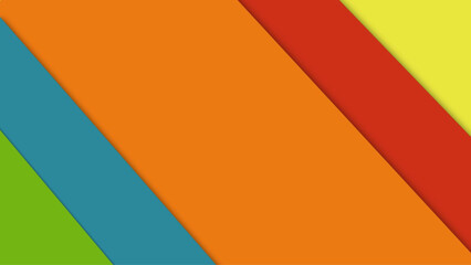 Abstract Overlapping Shapes Merge Harmoniously, Highlighting Clean Edges and Seamless Design Creativity