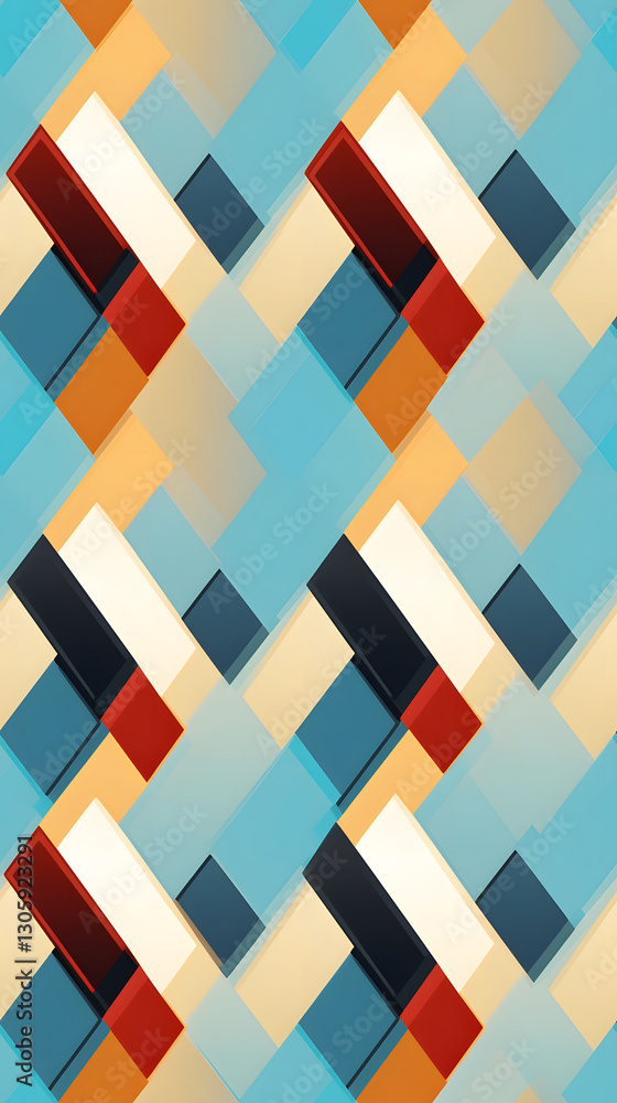 Aufkleber retro style diagonal pattern graphics poster background