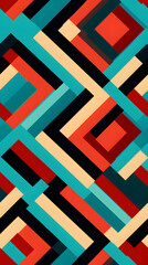 retro style diagonal pattern graphics poster background
