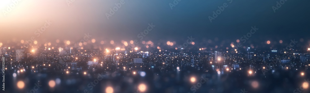 Leinwandbilder ahmadwahyuutomo776@gmail.com Futuristic smart city featuring interconnected AI technology for economic growth.